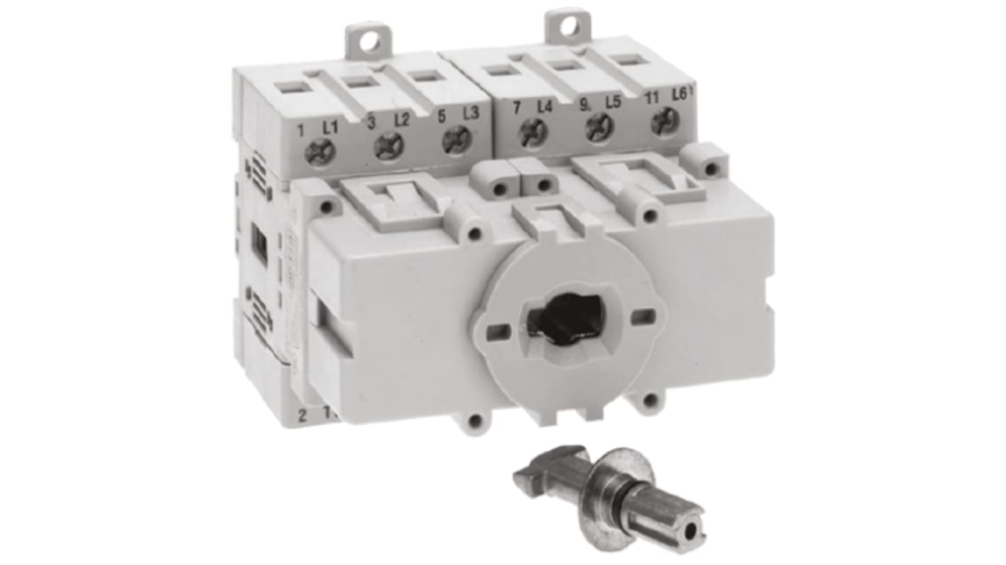 Allen Bradley 6P Pole Isolator Switch - 63A Maximum Current, 22kW Power Rating, IP66