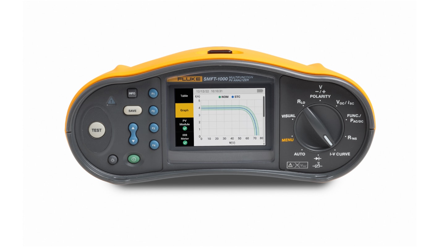 Fluke SMFT-1000 Solar Tools Kit Multifunction Tester, 1000V  , Earth Resistance Measurement With Optical USB