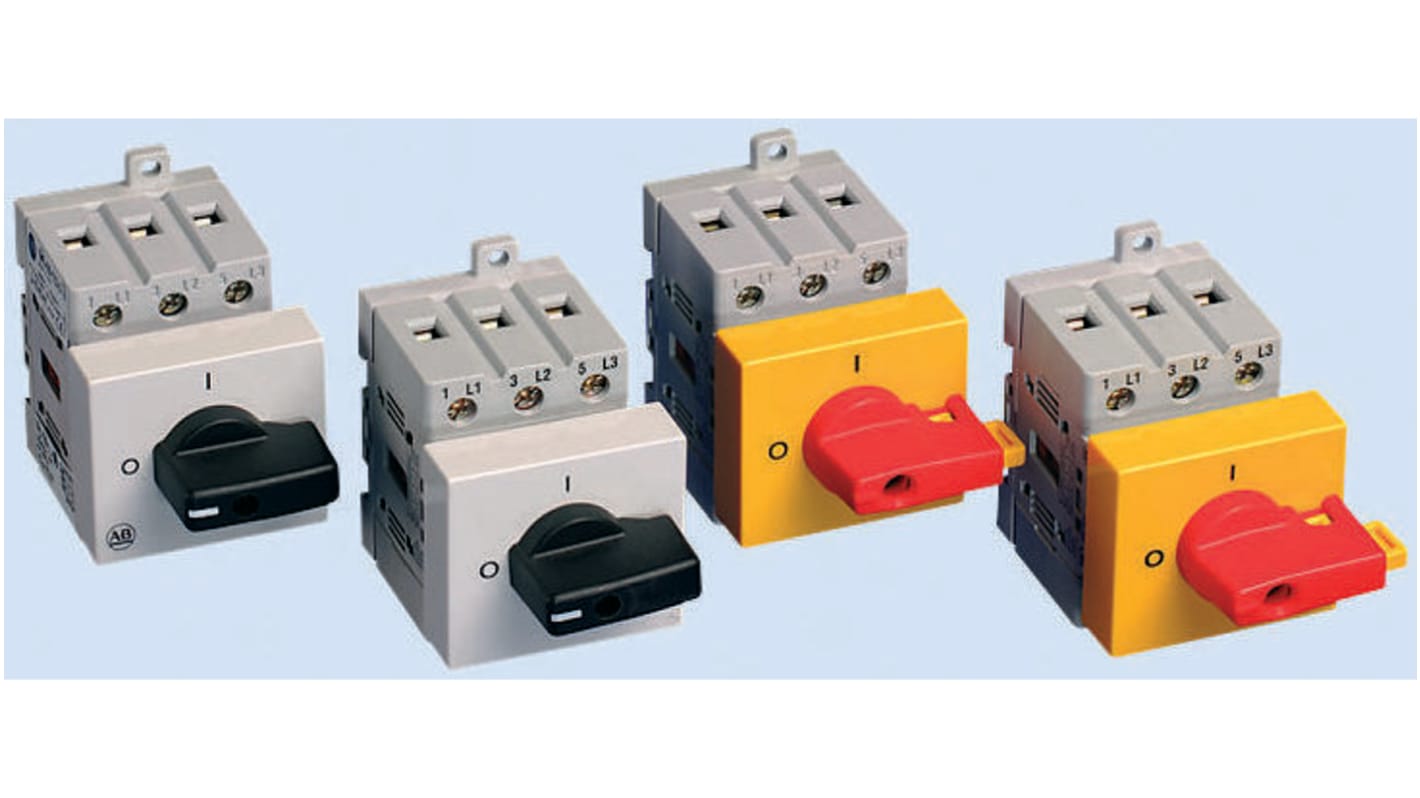194EA251753R Allen Bradley 3P Pole Isolator Switch 25A Maximum Current, 11kW Power Rating