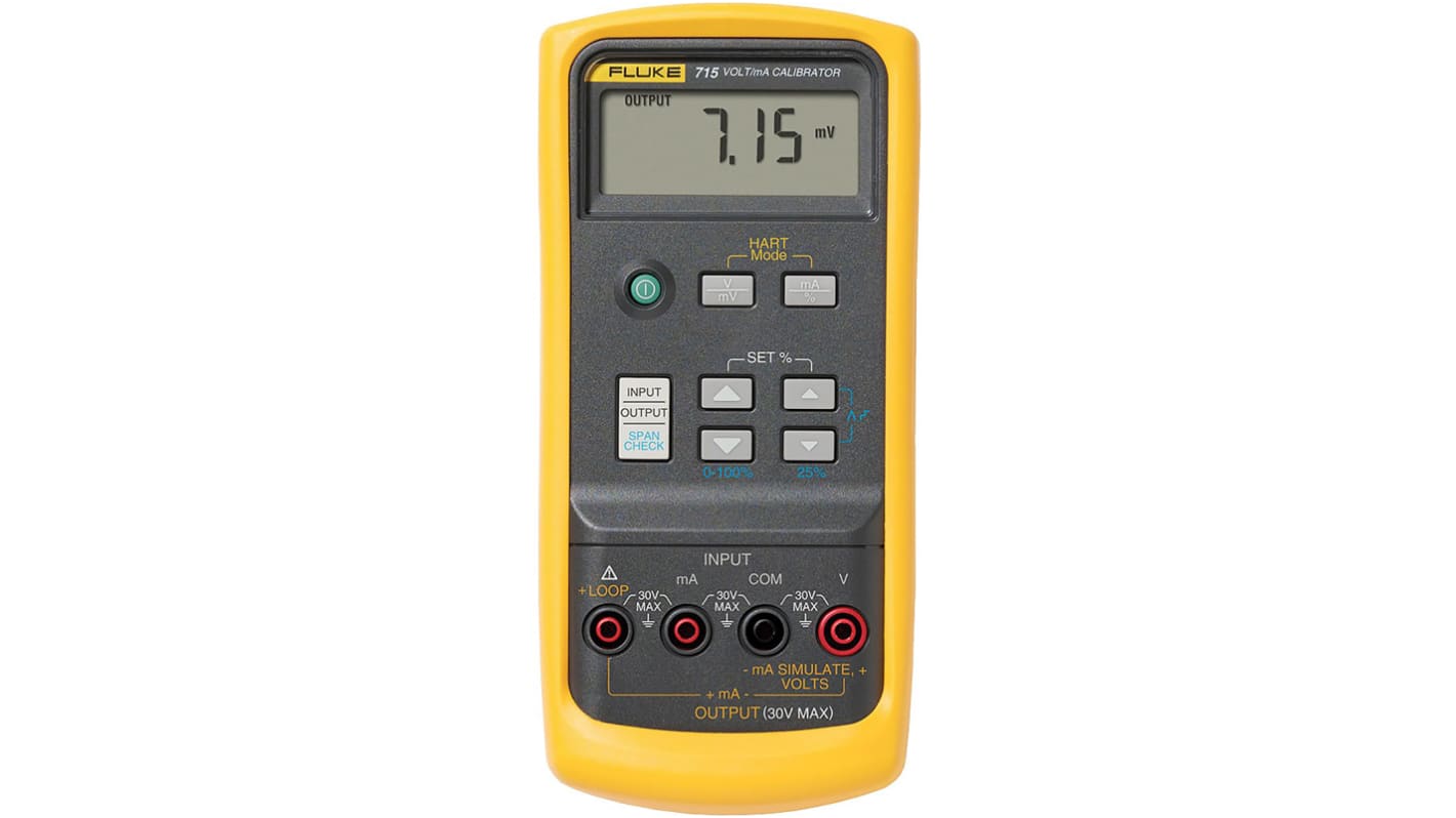 Fluke 715 Current & Voltage Calibrator, Max Voltage 20V, Max Current 24mA