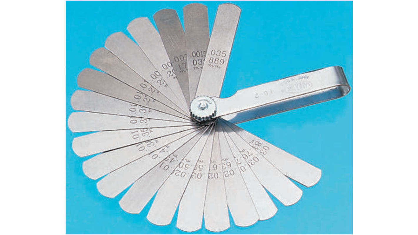 RS PRO Steel Feeler Gauge, 25 Blades