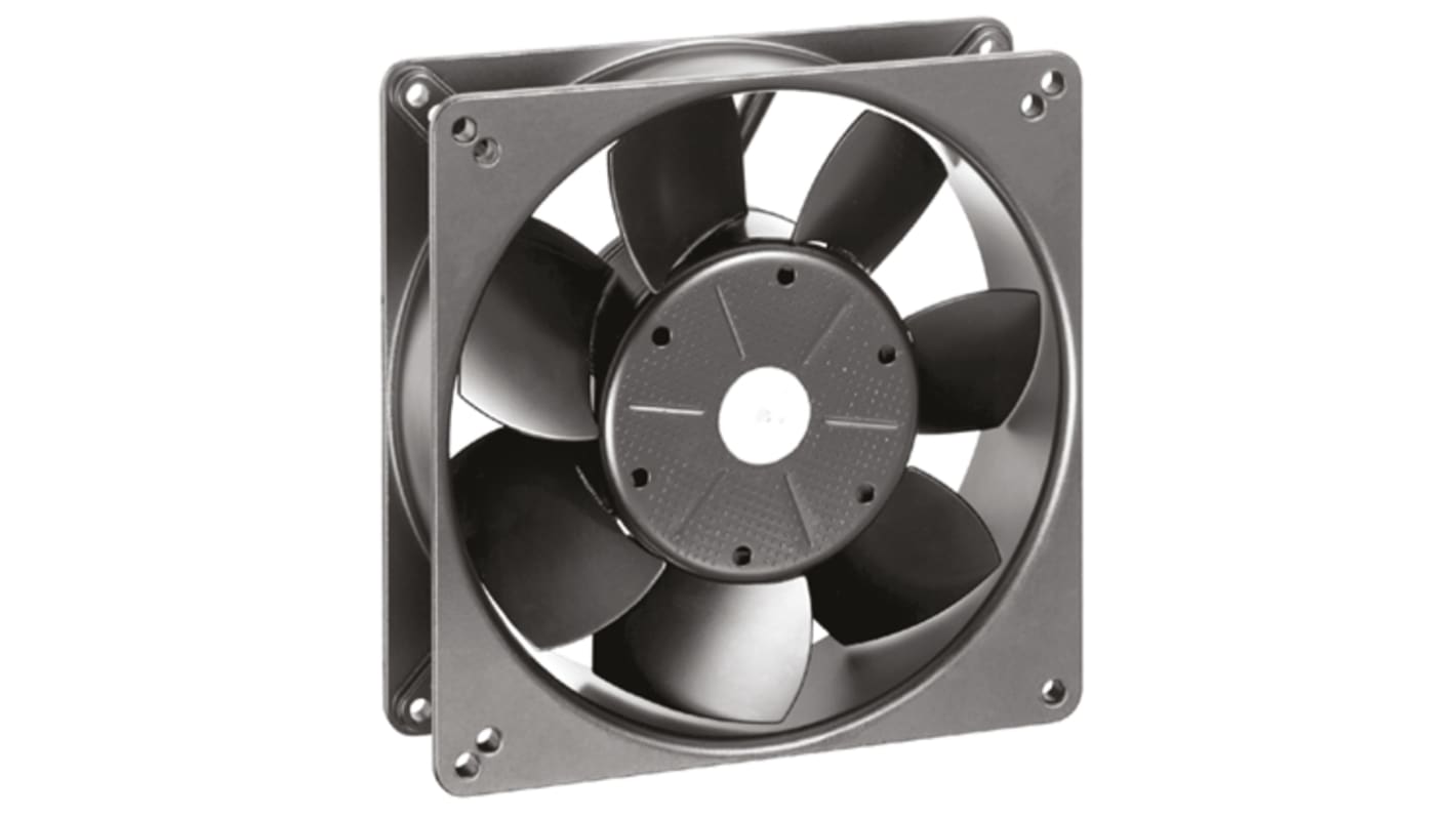 ebm-papst 5100 N Series Axial Fan, 12 V dc, DC Operation, 260m³/h, 9.5W, 792mA Max, 135 x 135 x 38mm