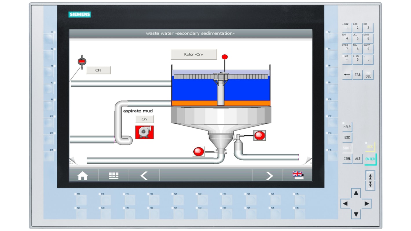 Pannello HMI Siemens, KP1500 Comfort, 15,4 poll., serie SIPLUS, display TFT