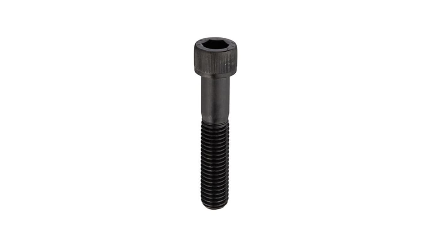 RS PRO Plain Steel Round Screw, DIN 912, M8 x 16mm