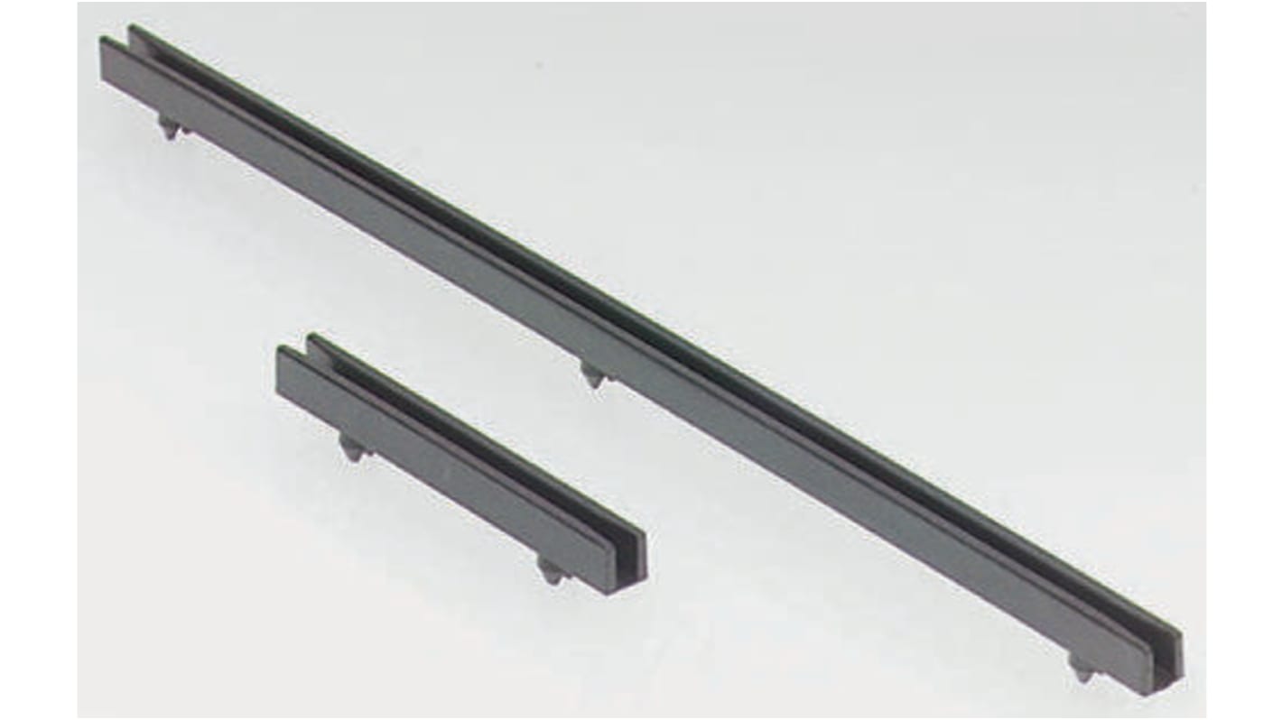 Essentra PCB Card Guide Vertical Mount 114.3mm Long, 1.6mm Thick Max.