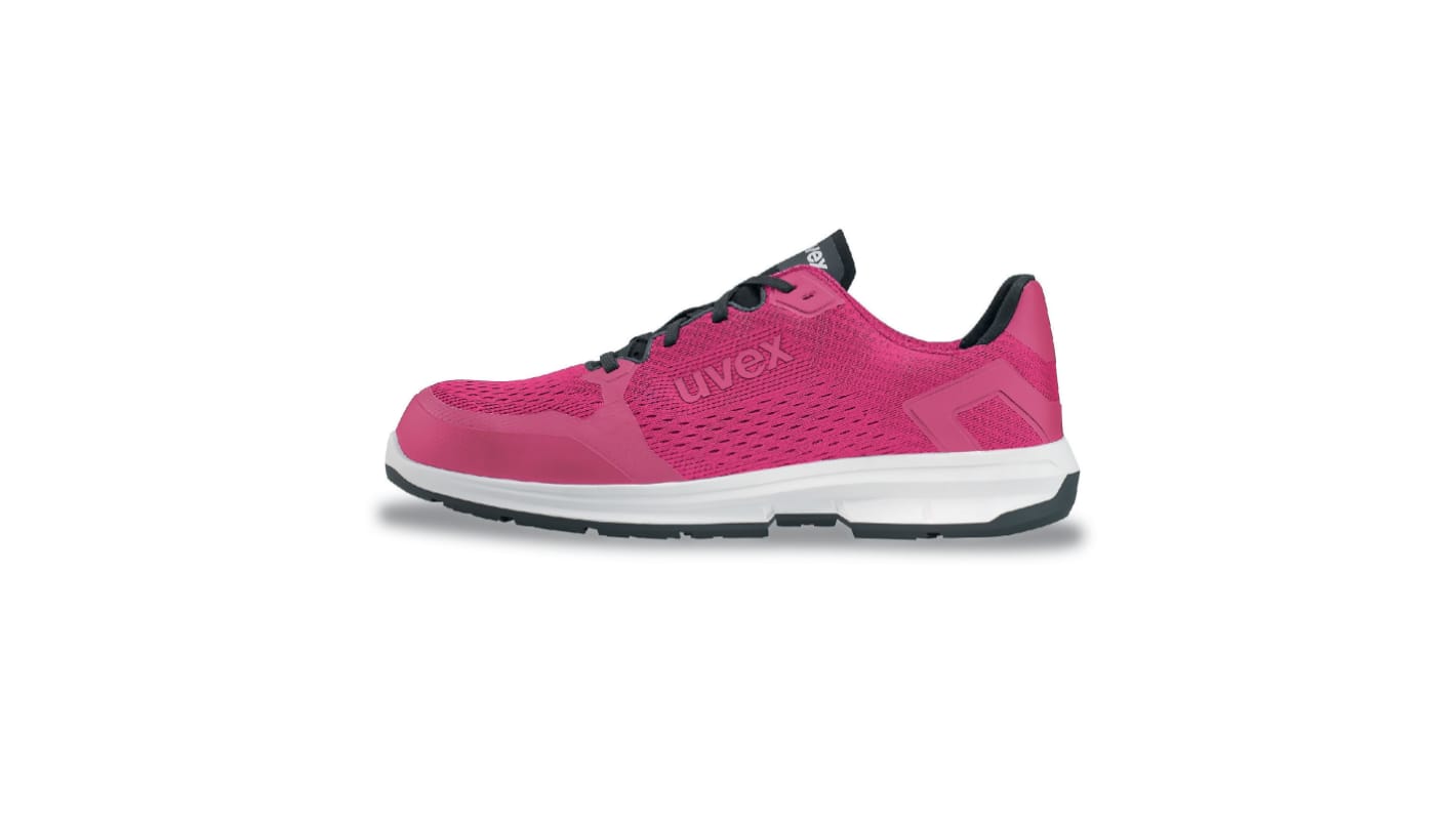 Uvex 6597 Women's Pink Composite  Toe Capped Safety Shoes, UK 4, EU 37