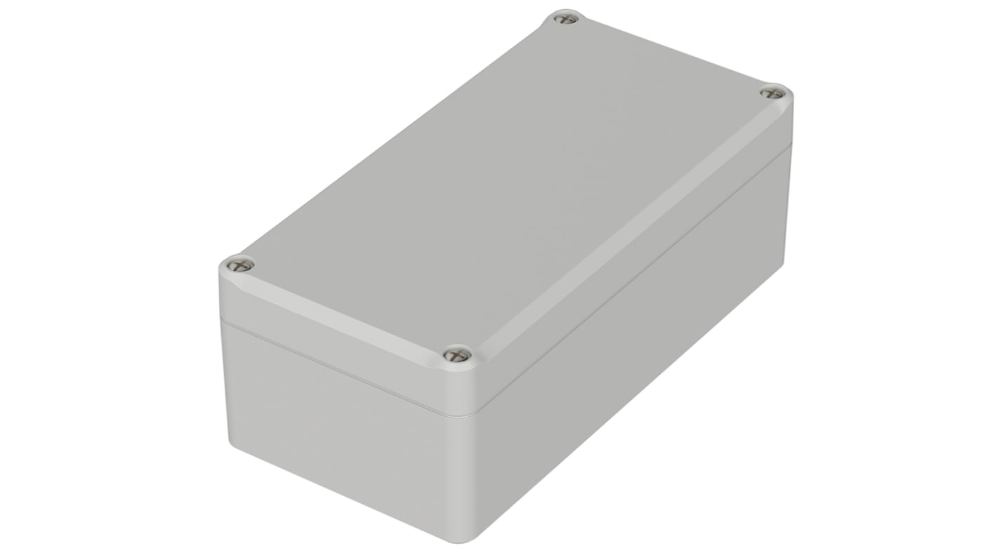 Bopla Euromas II Series Light Grey ABS Enclosure, IP65, Light Grey Lid, 160 x 80 x 57mm