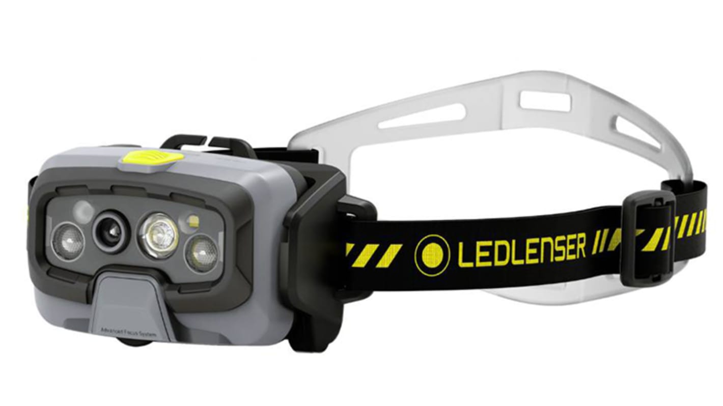 Linterna frontal LEDLENSER 502802, 1600 lm, alcance 210 m, recargable, batería Li-Ion