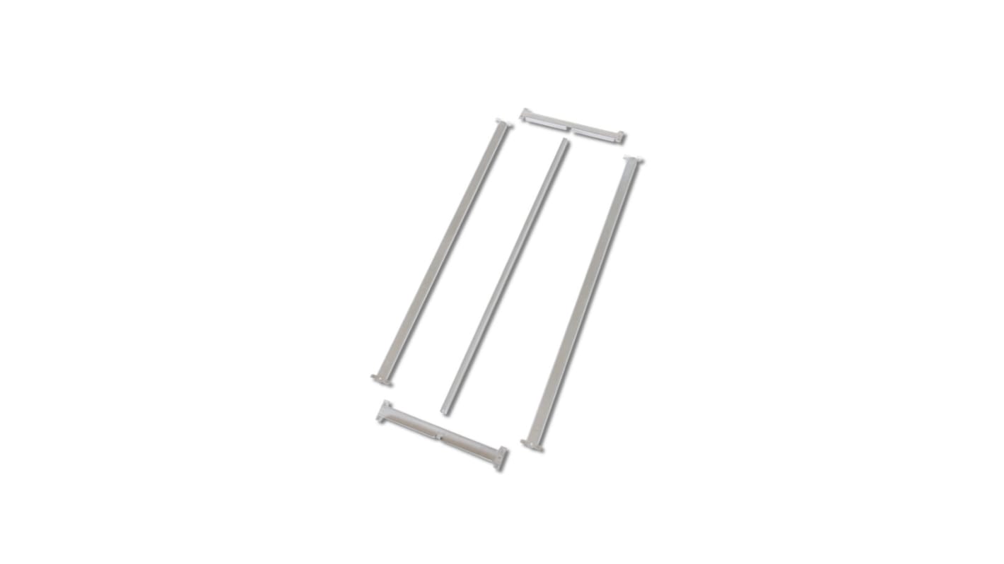 Manorga Galvanised 1 Shelf Galvanised Steel Quickshelf Extension Bay x 1000mm, 1000mm, 159kg Load