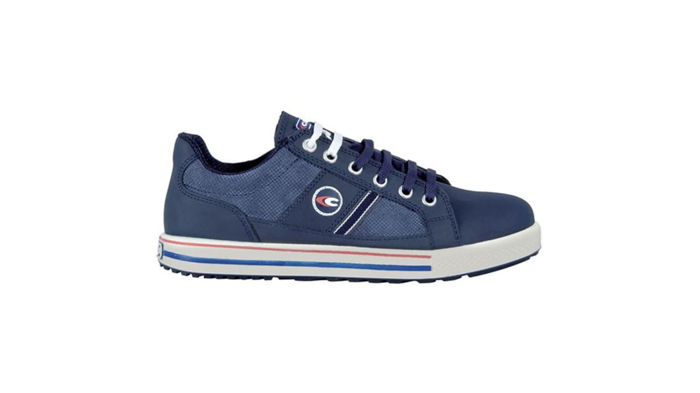 Shoe Safety Blue Nubuck Textile Upper AL