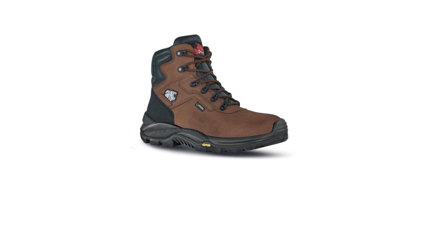 Goliath GO10064, Unisex, Sicherheitsstiefel Braun, mit Zehen-Schutzkappe, Größe 43 / UK 9