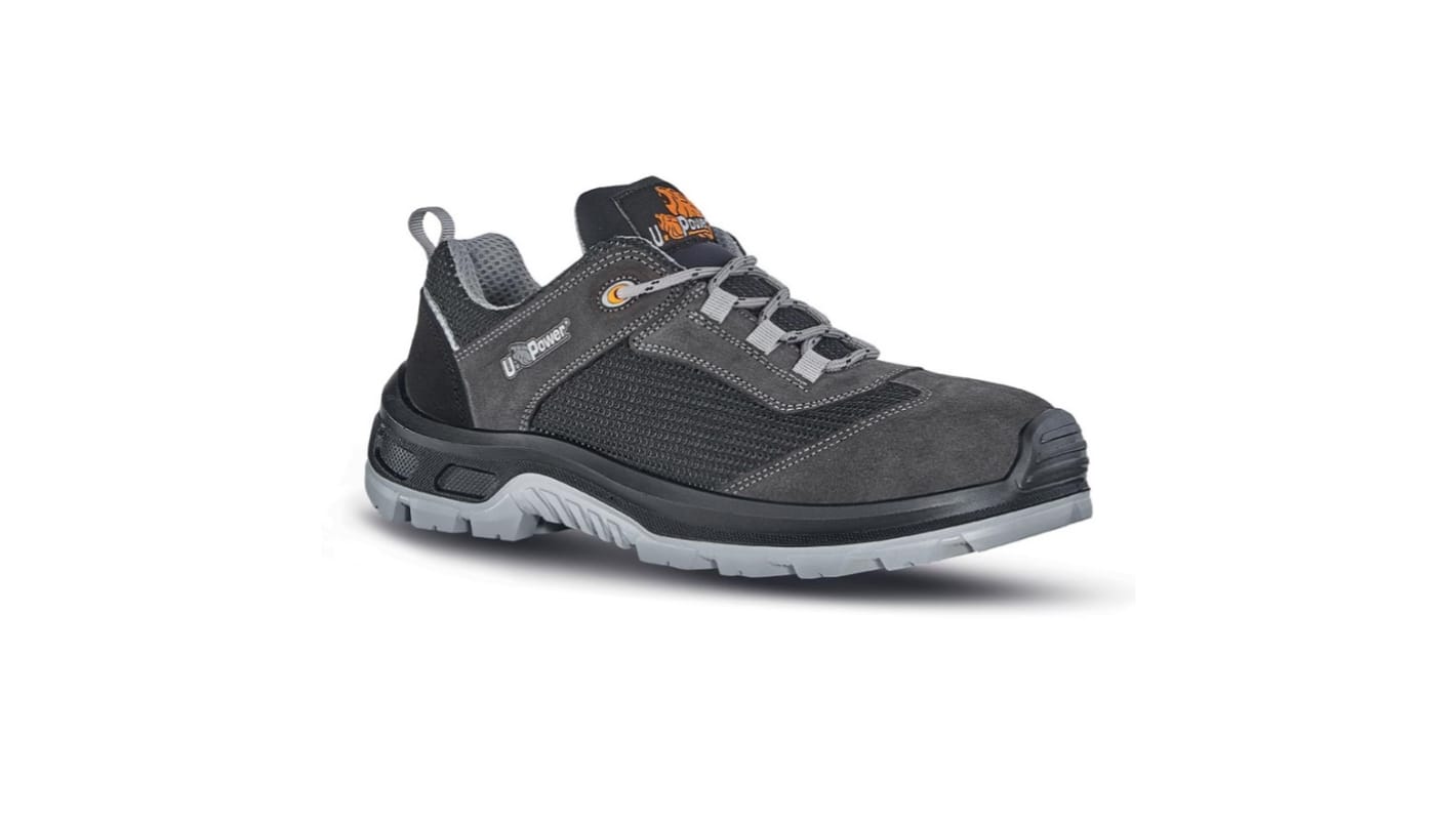 UPower TWISTER Men's Grey Composite  Toe Capped Safety Trainers, UK 6, EU 39
