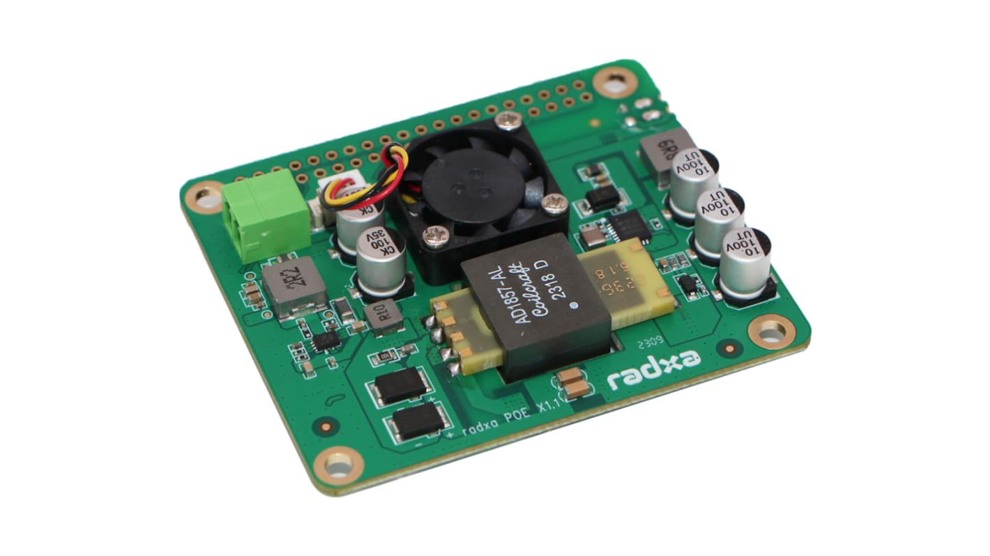 Okdo ROCK SBC – Zusatzplatine 25w PoE HAT für ROCK 3A/3B/3C/4C+/5A/5B Single-Board-Computer, Leistung