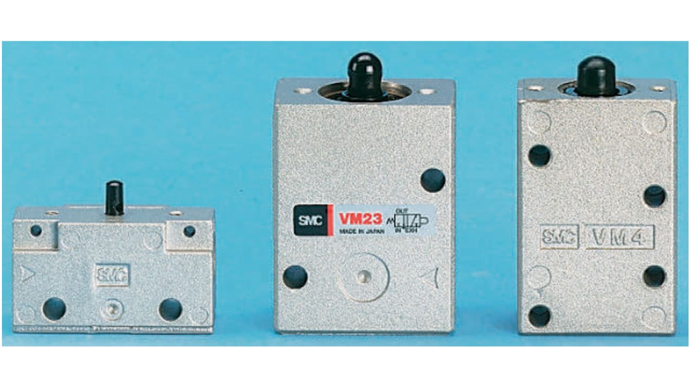 SMC VZM500 Pneumatik-Magnetventil 5/2 Frontplatte G1/8, Pneumatisch/Pneumatisch-betätigt