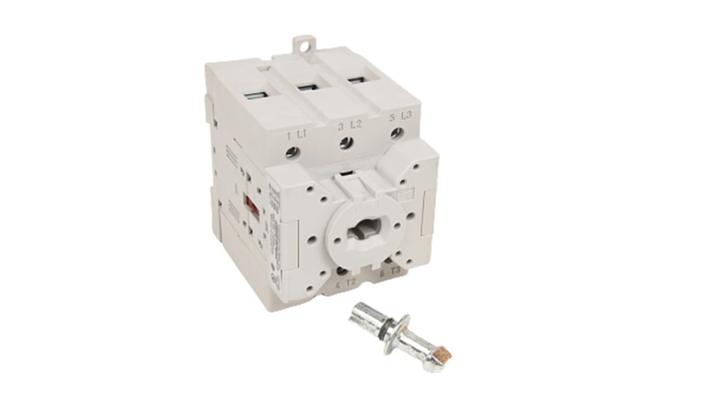 Rockwell Automation 3 Pole DIN Rail Switch Disconnector - 100A Maximum Current, 22kW Power Rating, IP20