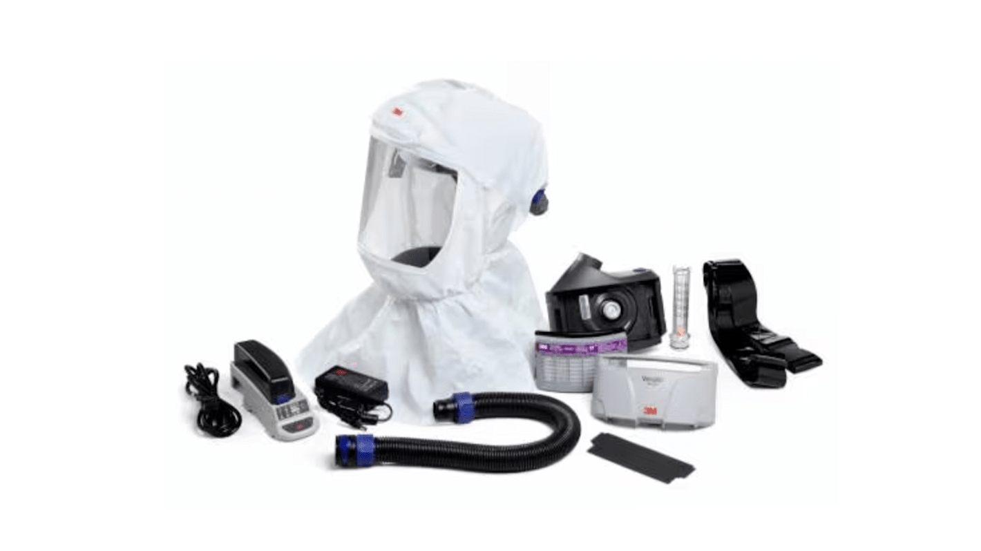 Respirador 3M 7100233764, serie 3M Versaflo Powered Air Respirator System Ready to Use Kits TR-300+ Series, Alimentado