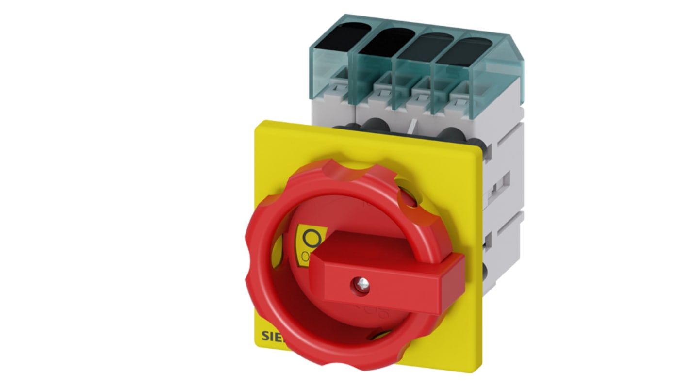 Interruttore di isolamento Siemens 3LD3454-0TL53, 3P, 63A, per guida DIN, IP65