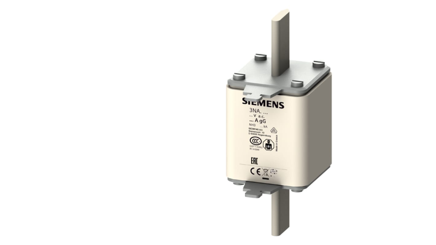 Siemens 224A NH Fuse, NH3, 440 - 500V ac/dc