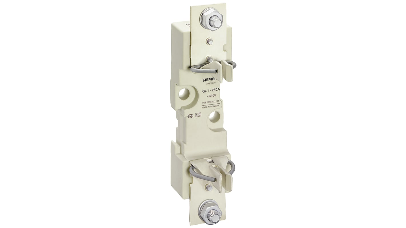 Siemens 250A Fuse Holder for NH1 Fuse, 1P, 690V