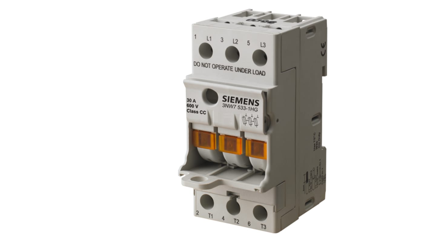 Uxcell AC 600V 30A Fuse Holder - Panel Mount 10x38mm Socket With Screw Cap