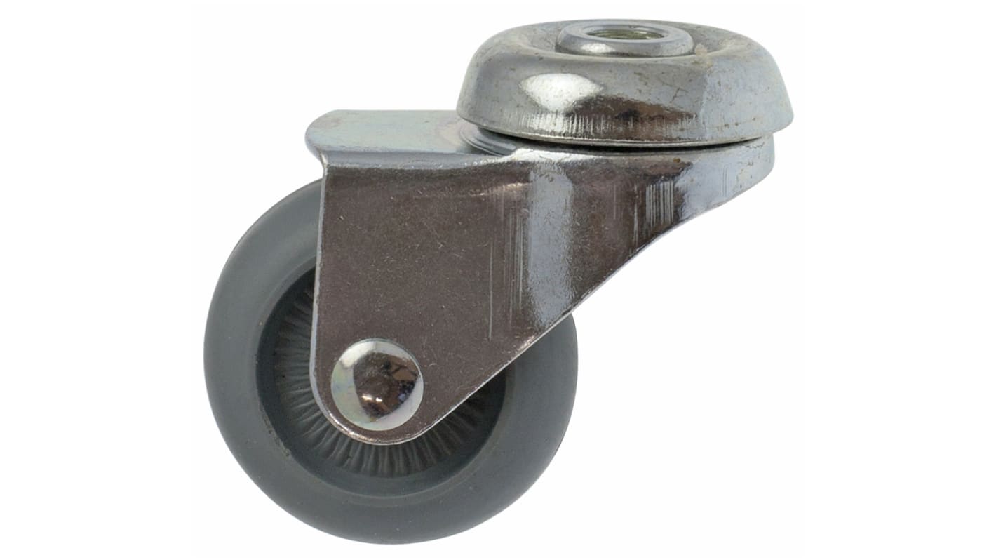 Guitel Hervieu Swivel Castor Wheel, 30kg Capacity, 42mm Wheel