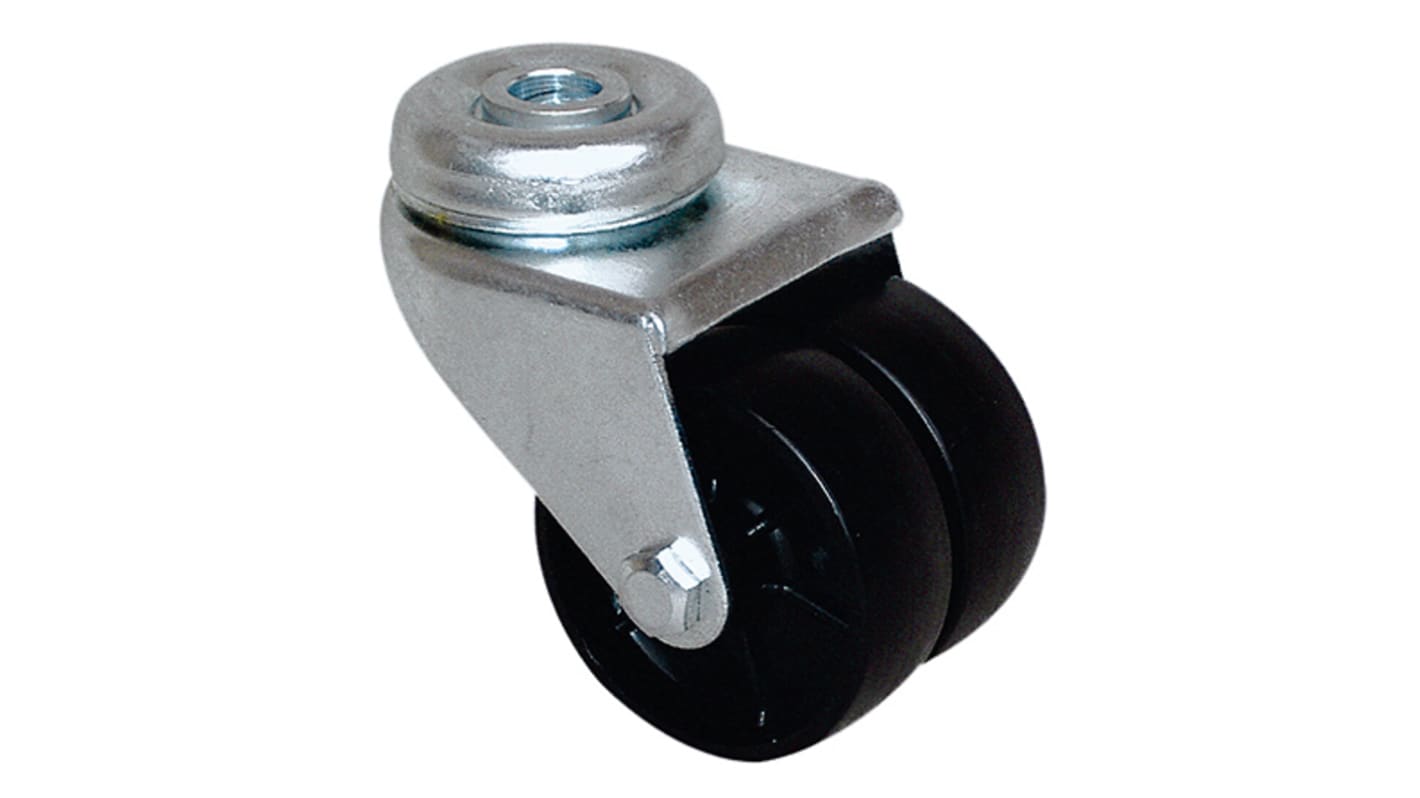 Guitel Stem Swivel Castors 21031410, 60daN, Thermoplastic tyres