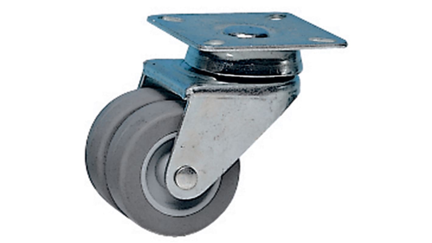 Guitel Hervieu Swivel Castor Wheel, 60kg Capacity, 50mm Wheel