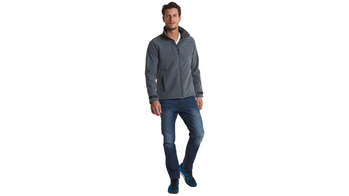 Giacca Softshell Nero L per Uomo Impermeabile, Traspirante, A prova di vento SS-L611R