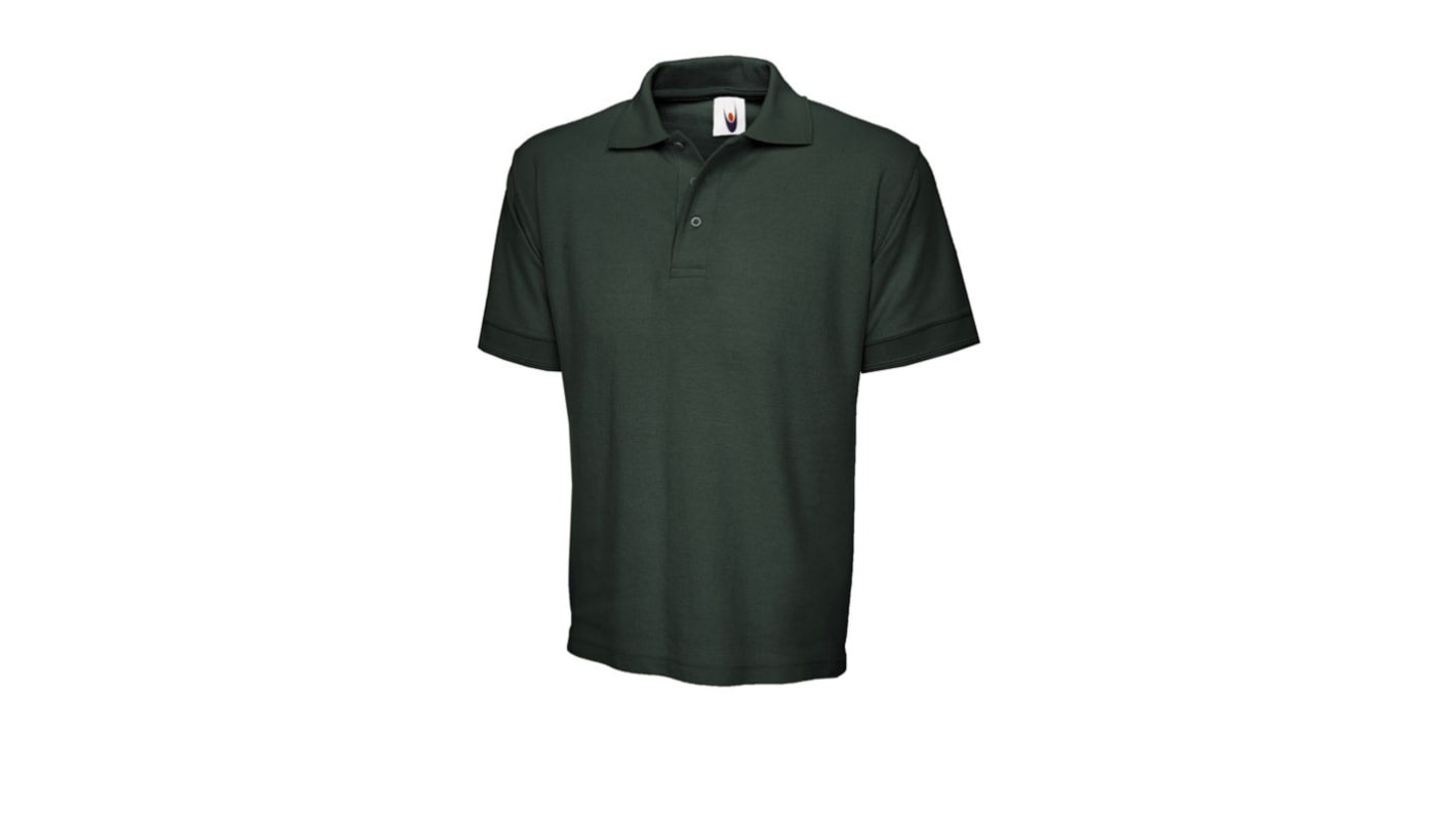 Uneek UC102 Green Cotton, Polyester Polo Shirt