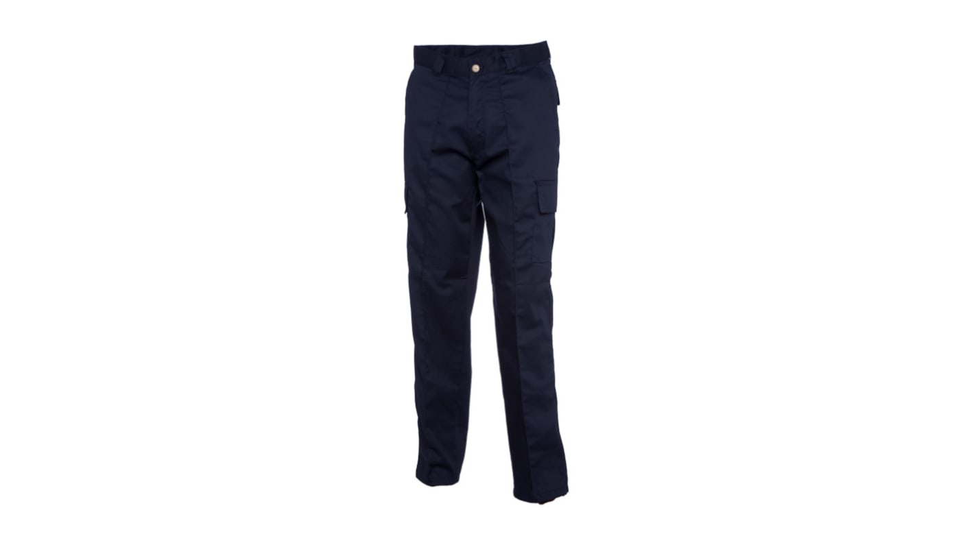 Pantaloni Blu Navy 35% cotone, 65% poliestere per Uomo, lunghezza 31poll UC902 40poll 101.5cm