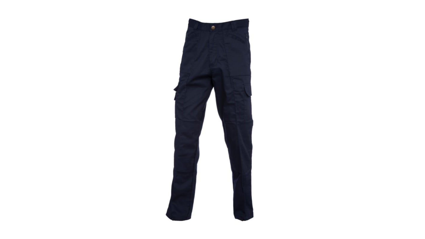 Pantalón para Hombre, pierna 31plg, Azul marino, 35 % algodón, 65 % poliéster UC903 32plg 81cm