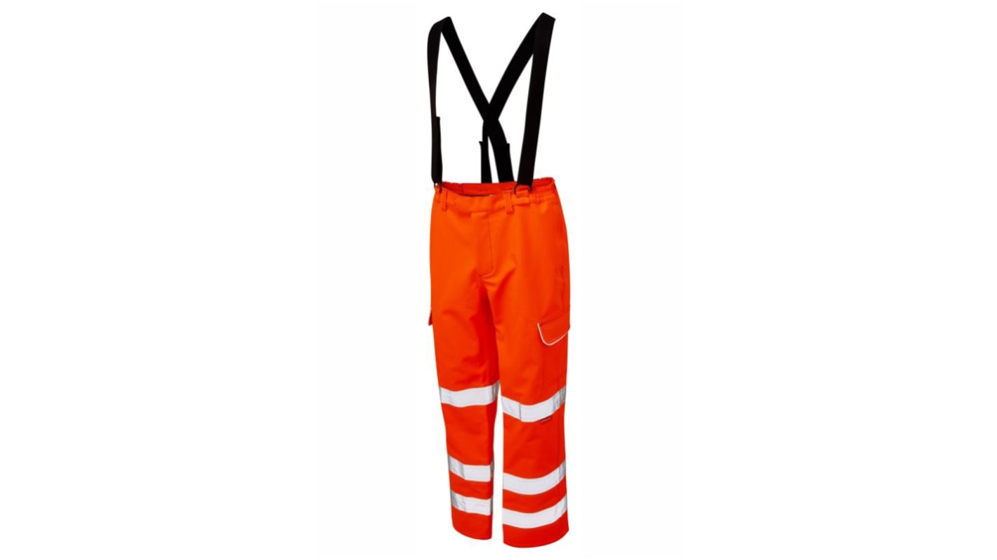 PULSAR Orange Reusable Hi Vis Overalls, 2XL