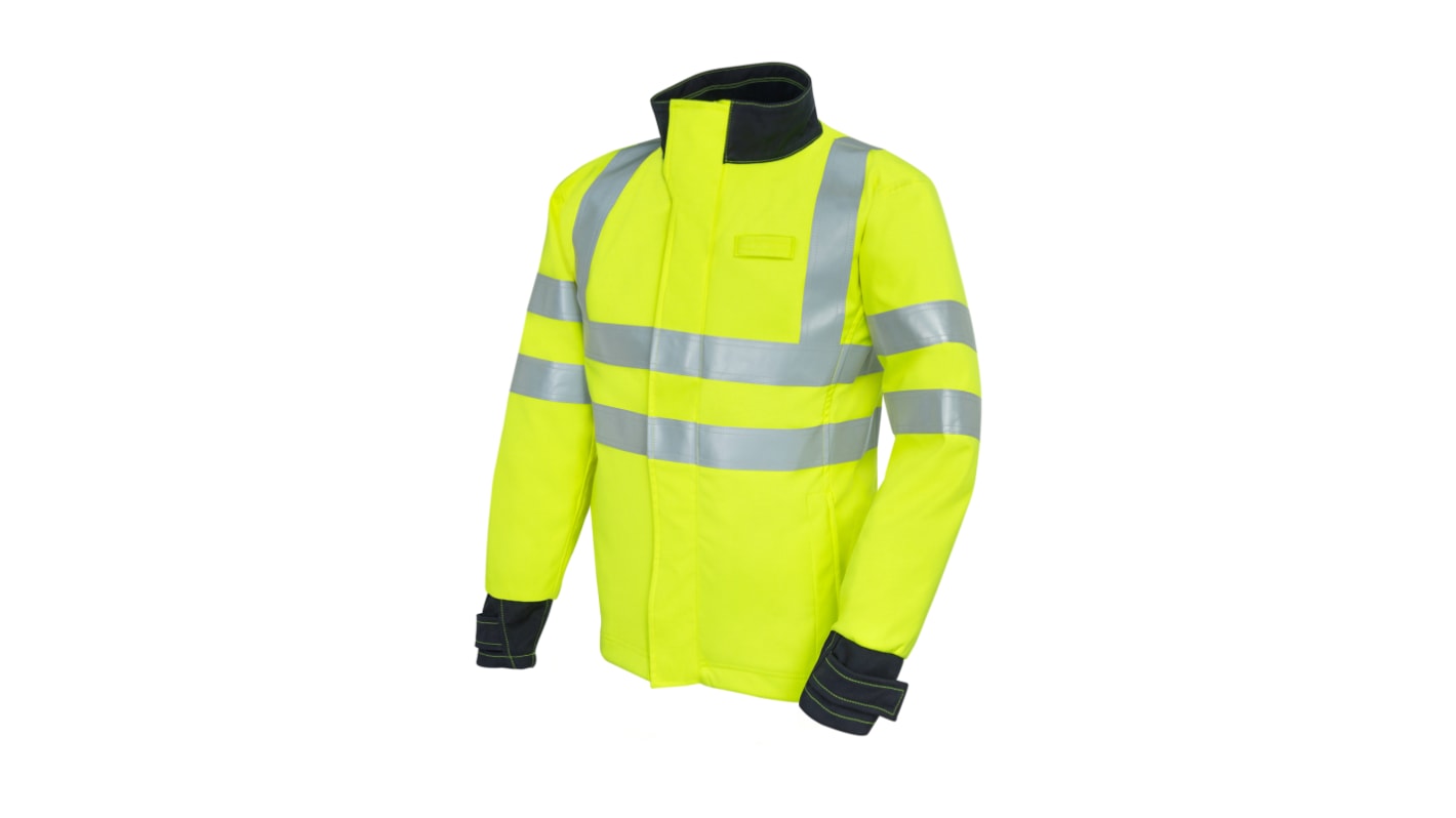 ProGARM 9930 Gul/sort Herre Softshell-refleksjakke, 3XL