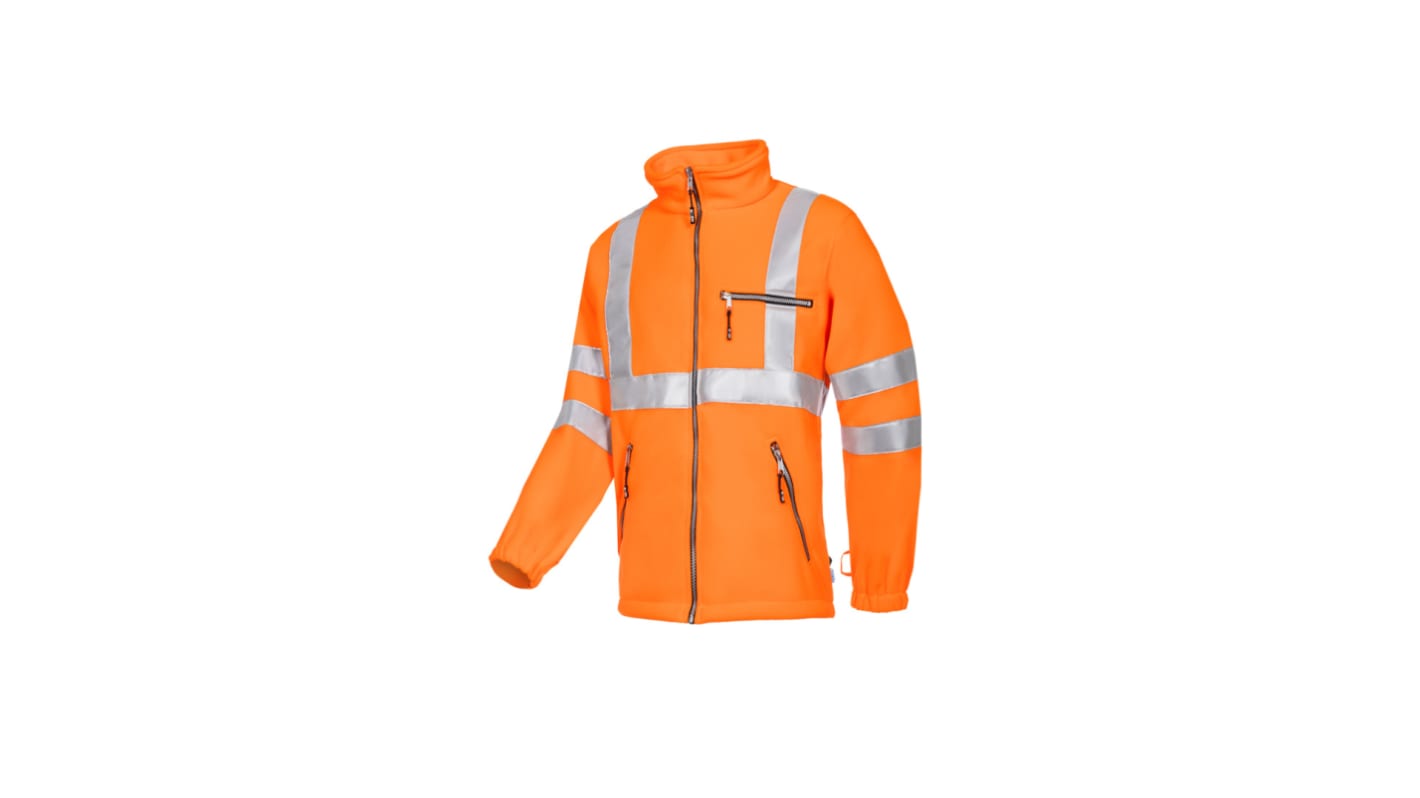 Fleece Hi Viz Yellow Zip Closure Draw St