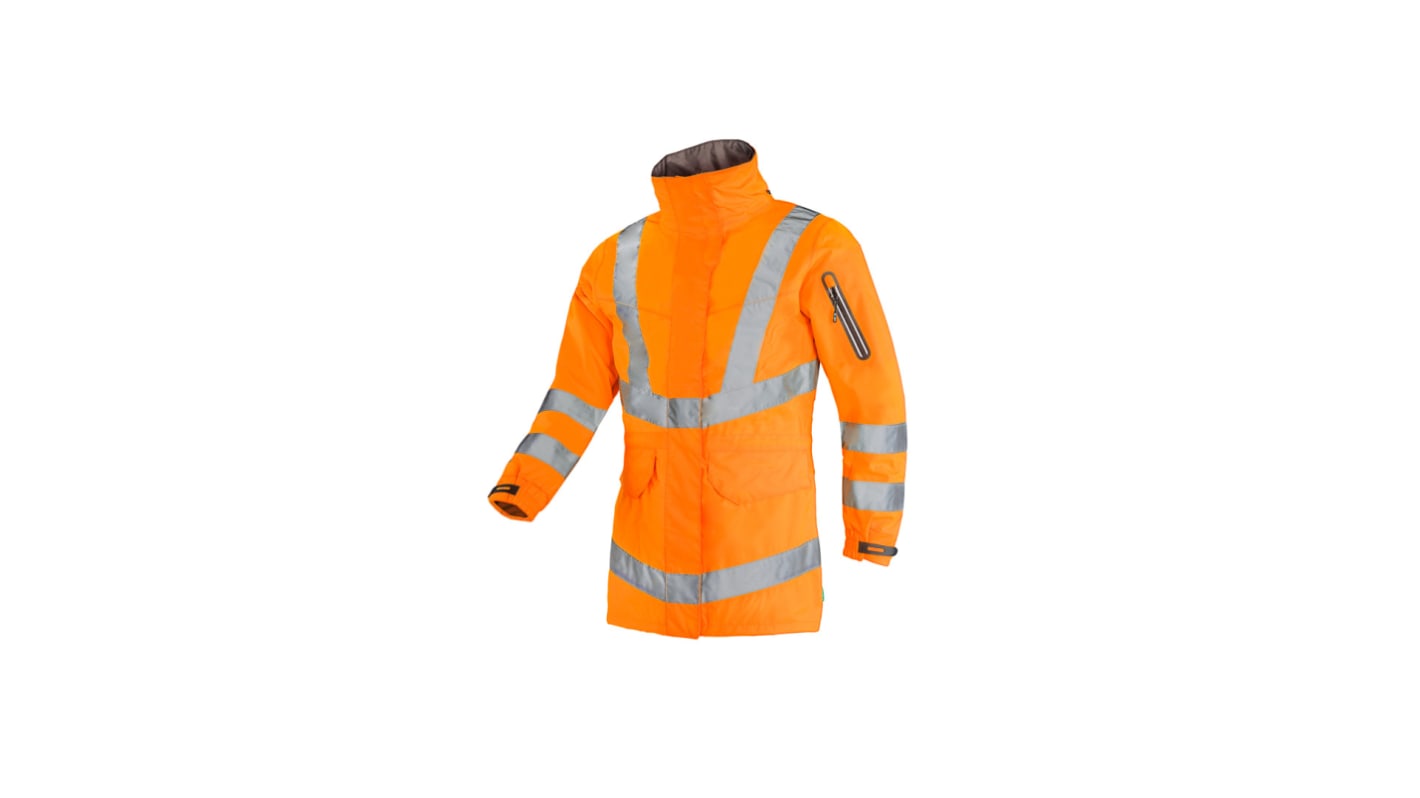 Jacket Hi Vis Waterproof Orange Ladies -