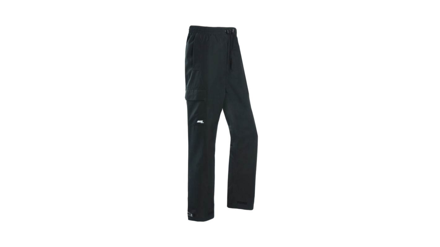 Pantalon Sioen 654Z Unisexe, Noir en 100 % polyester, Imperméable