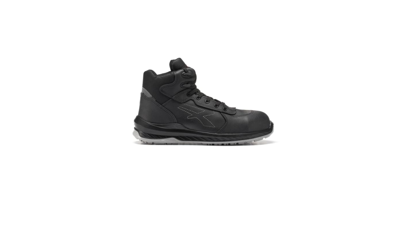 UPower RI10 EN20345 S3, Unisex, Sicherheitsstiefel Schwarz, mit Zehen-Schutzkappe, ESD-sicher, Größe 48 / UK 13