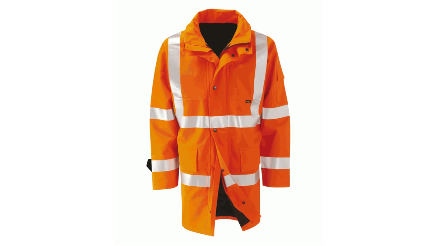 Veste haute visibilité Orbit International GB2FWJR, Orange, taille 2XL