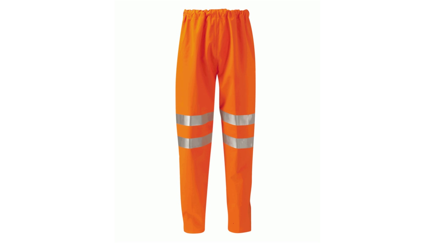 Pantalon haute visibilité Orbit International GB3FWTR, taille 30 to 32pouce, Orange, Imperméable