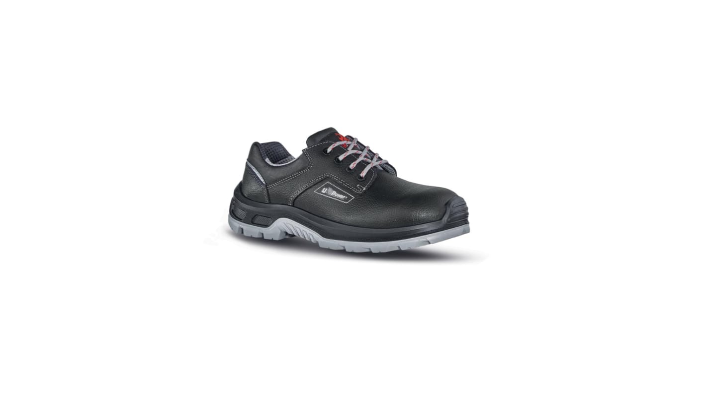 UPower Concept Plus Unisex Black Composite Toe Capped Safety Shoes, UK 8, EU 42