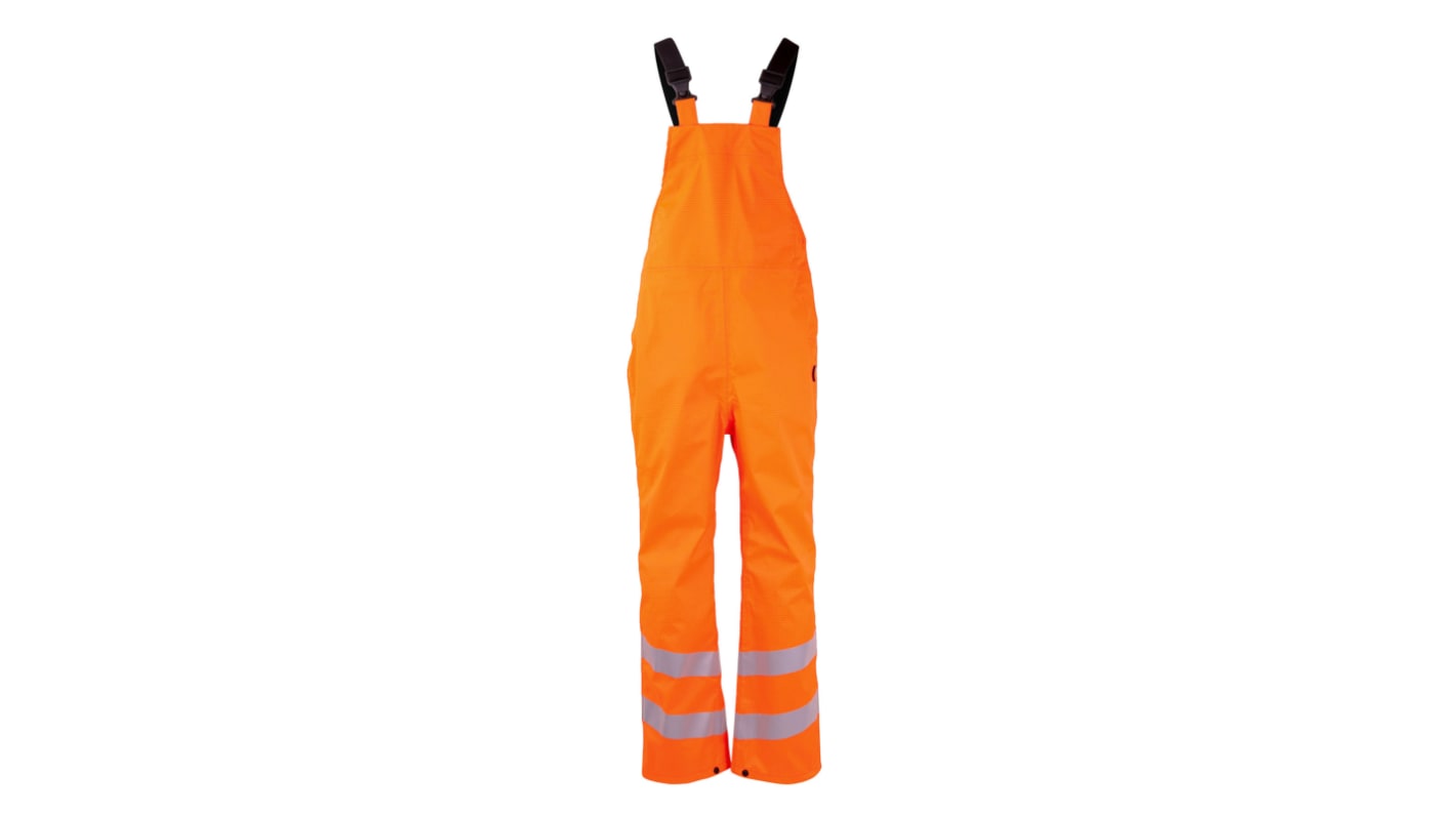 Bib & Brace Hi Vis Orange Unlined Waterp