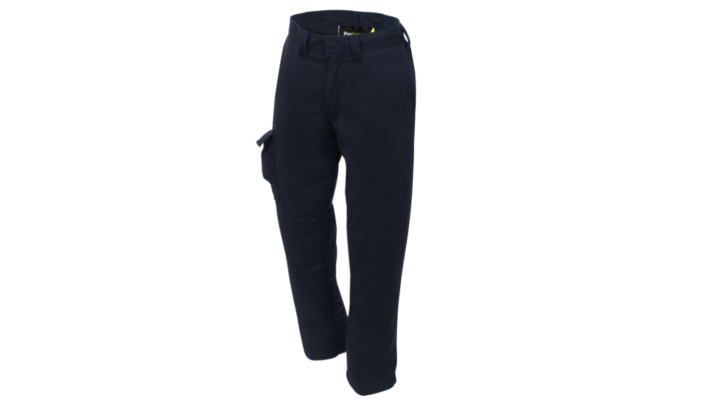 Pantalones de trabajo para Hombre, pierna 30plg, Azul marino, Protección contra destello de arco EW-7638 32plg 80cm