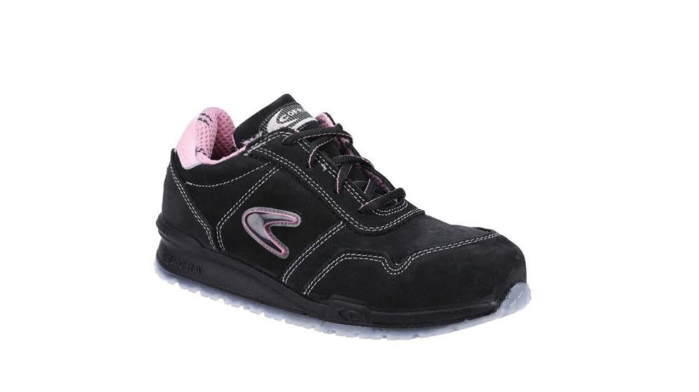 Zapatillas de seguridad para mujer Cofra de color Negro, talla 34