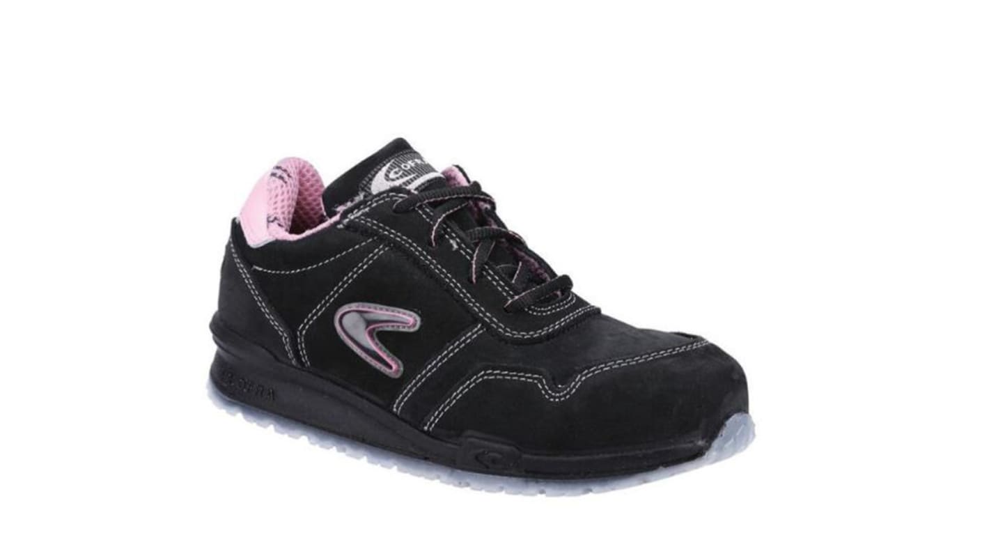 Cofra Damen Sicherheitshalbschuhe Schwarz, mit Zehen-Schutzkappe, Größe 38 / UK 5