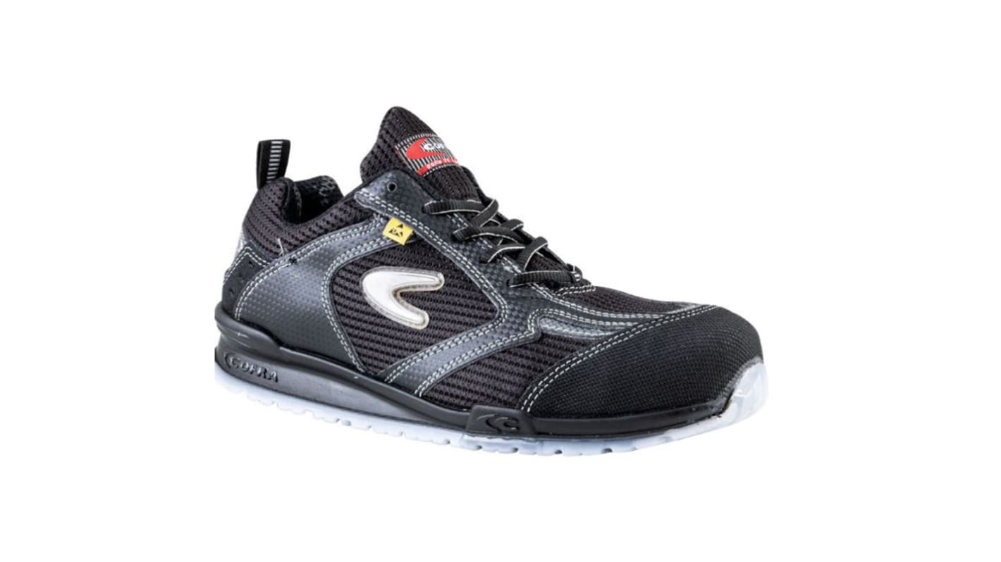 Scarpe sportive antinfortunistiche Cofra KRESS, , Unisex tg. 38, col. Nero, con puntale di sicurezza