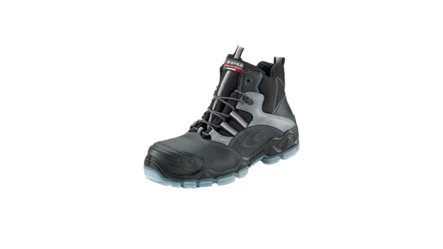 Cofra MODIGLIANI Black Non Metallic Toe Capped Safety Boots, UK 7, EU 41