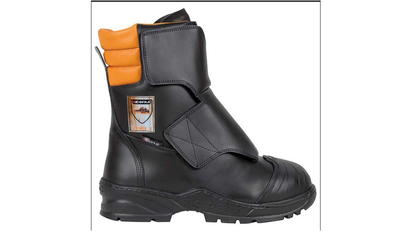 Cofra STRONG Black Steel Toe Capped Safety Boots, UK 7, EU 41