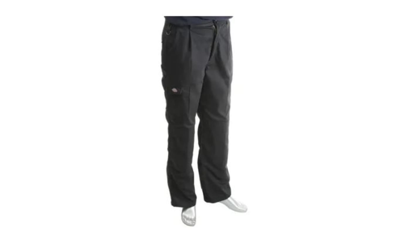 Pantalones de trabajo para Hombre, pierna 33plg, Negro, 35 % algodón, 65 % poliéster Super Work 30plg 76cm