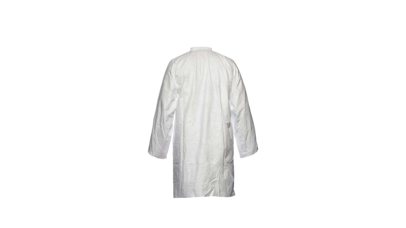 Biały fartuch laboratoryjny, Unisex, Biały, rozmiar: XL