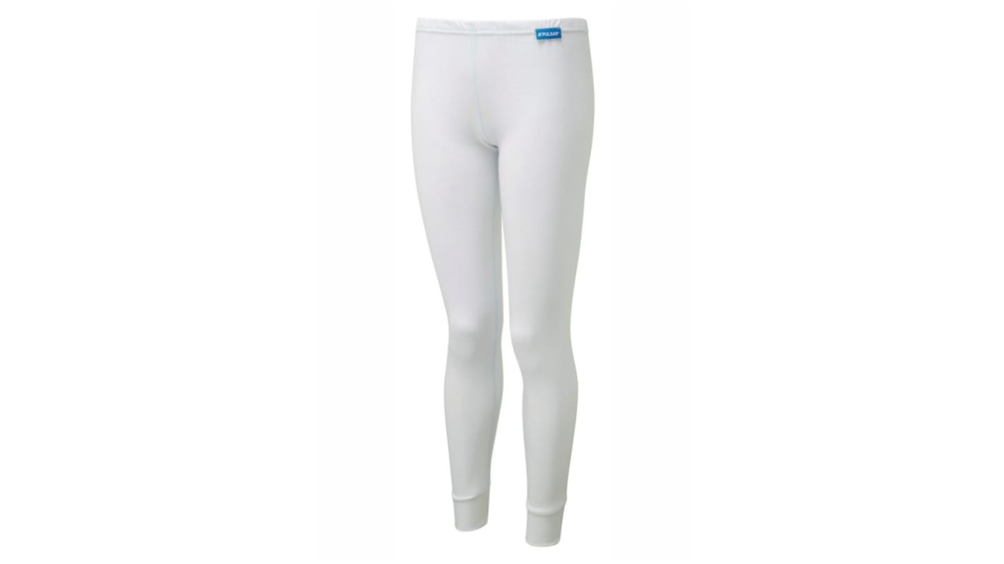 Pantaloni termici Praybourne di colore Colore bianco, taglia L, in Poliestere